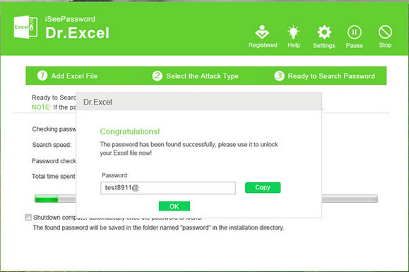 Dr.Excel Password Remover