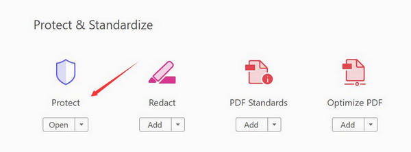 adobe acrobat pro protect