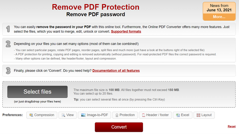 unlock pdf online