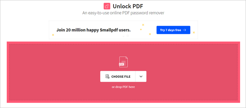 unlock pdf online smallpdf