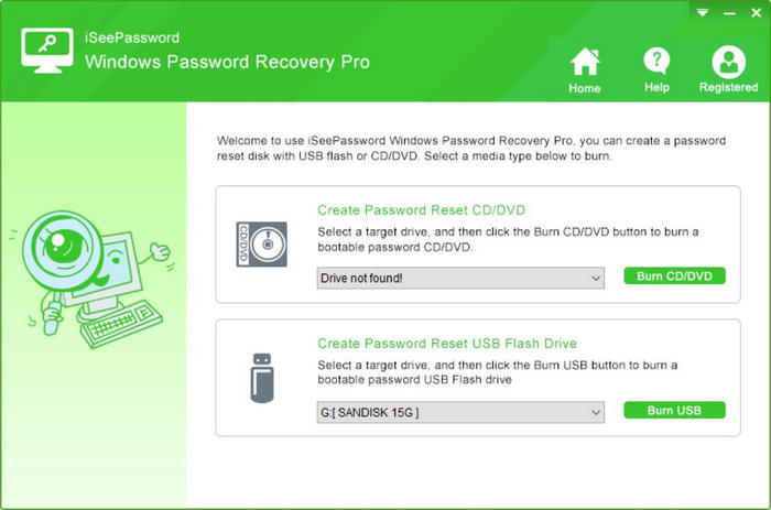 iseepassword windows password recovery pro