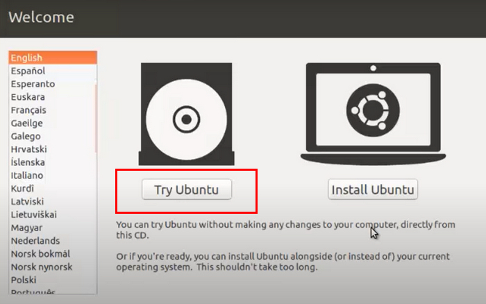 try ubuntu