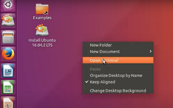 ubuntu open terminal