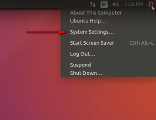 ubuntu system settings