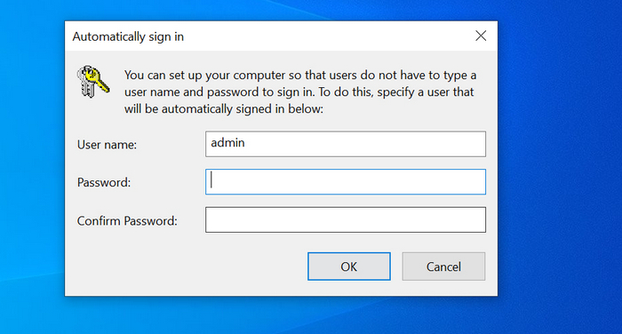 disable password login windows