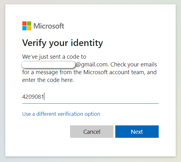 reset microsoft account password online