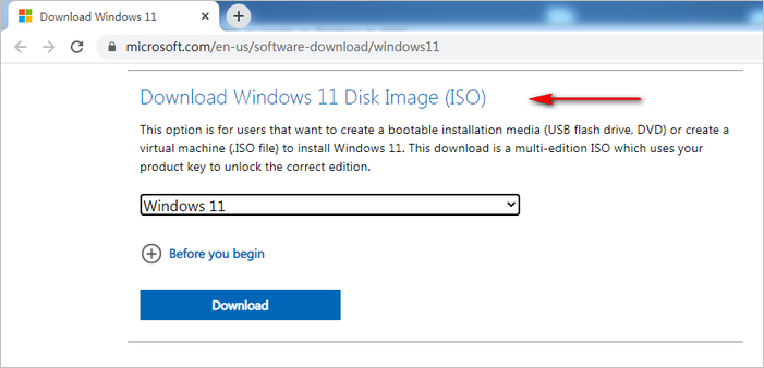download windows 11 iso