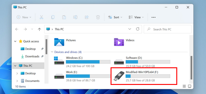 Bob.Omb’s Modified Win10PEx64 