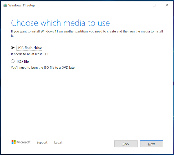 Windows 11 Media Creation Tool