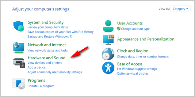 windows 11 control panel