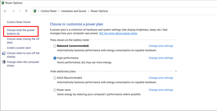 windows 11 power options