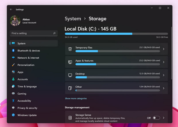 Access Backup Options