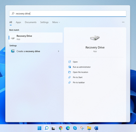 Windows 11 Recovery Drive